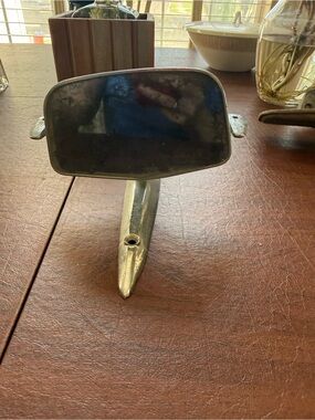 Original 1965 Ford Ranchero Silver Chrome Vintage Exterior Side Mirror